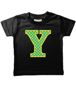 Green Crabs T-Shirt Letter Y