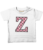 Pink Cats T-Shirt Letter Z