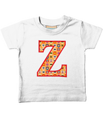 Orange Pet Superheroes T-Shirt Letter Z