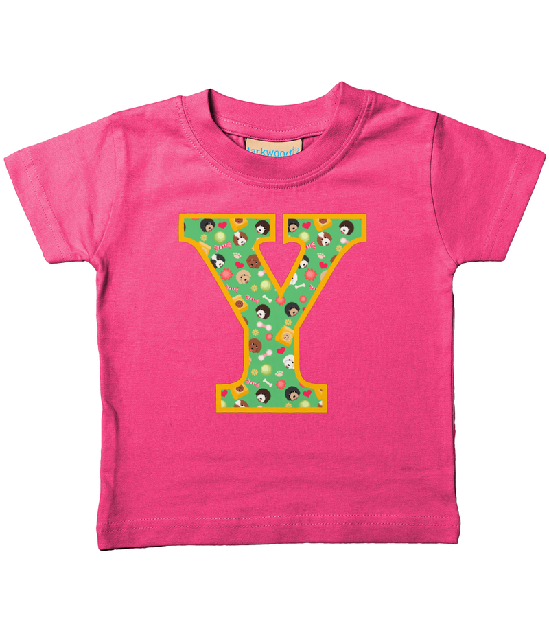 Doodle Dogs T-Shirt Letter Y