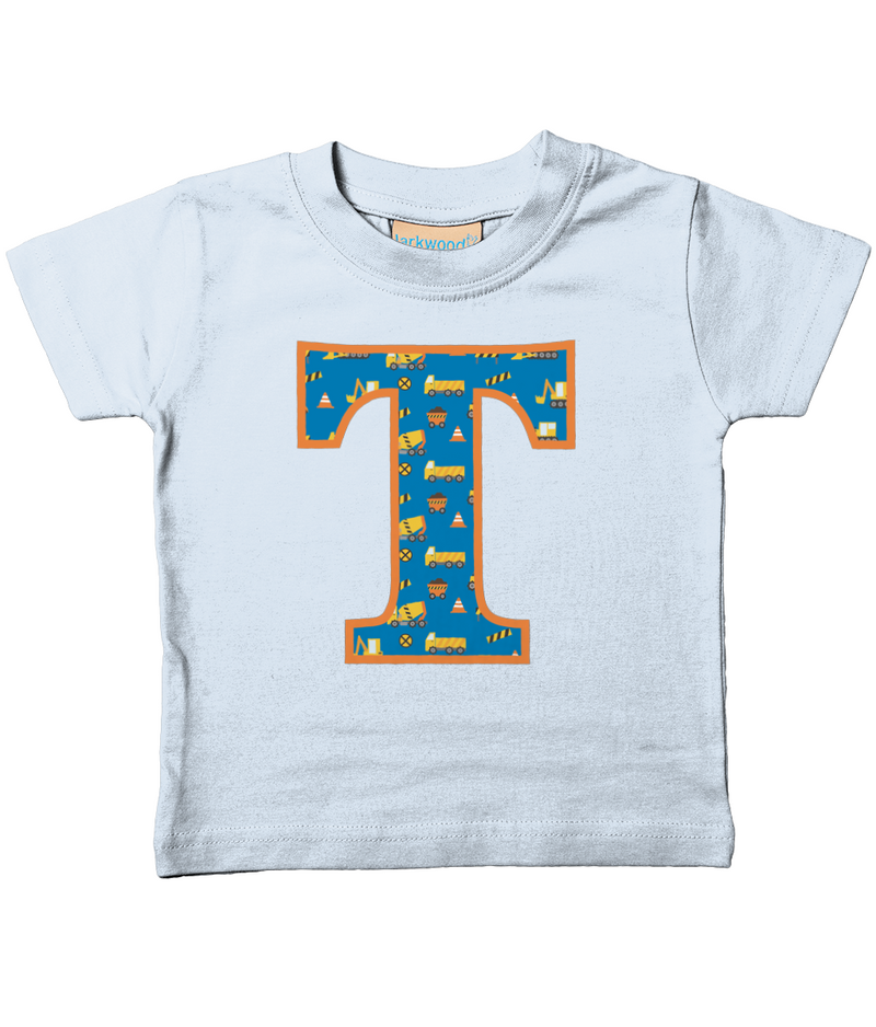 Blue Digger Letter T T Shirt