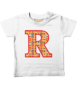 Orange Pet Superheroes T-Shirt Letter R