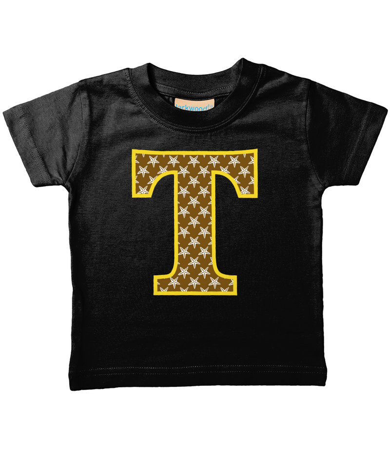 Brown Starfish Letter T T Shirt