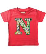 Green Pet Superheroes T-Shirt Letter N