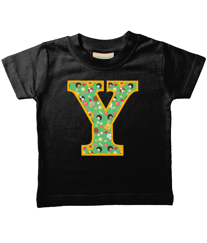 Doodle Dogs T-Shirt Letter Y