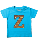 Brown Digger Letter Z T Shirt