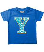 Blue Dinosaur T-Shirt Letter Y