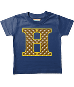 Brown Starfish Letter H T Shirt