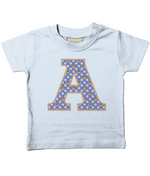 Purple Dogs And Cats T-Shirt Letter A