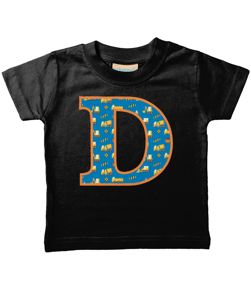 Blue Digger Letter D T Shirt