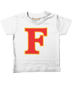 Red Polka Dot T-Shirt Letter F