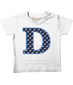 Blue Horse T-Shirt Letter D