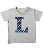 Blue Horse T-Shirt Letter L