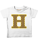 Brown Starfish Letter H T Shirt