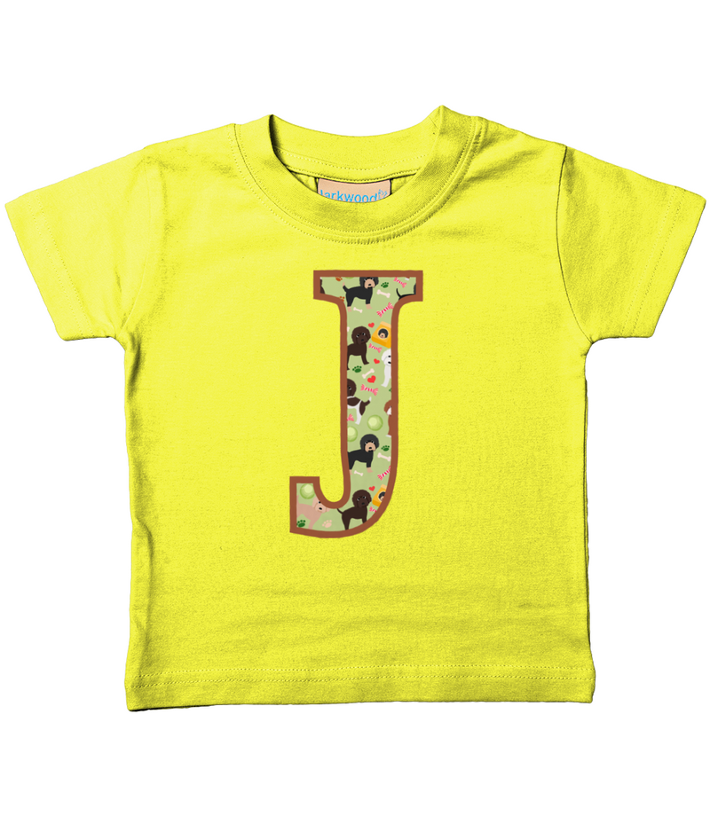 Doggy Playtime T-Shirt Letter J