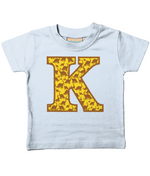 Yellow Dinosaur T-Shirt Letter K