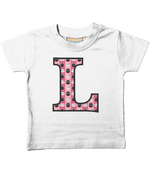 Pink Cats T-Shirt Letter L