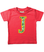 Doodle Dogs T-Shirt Letter J