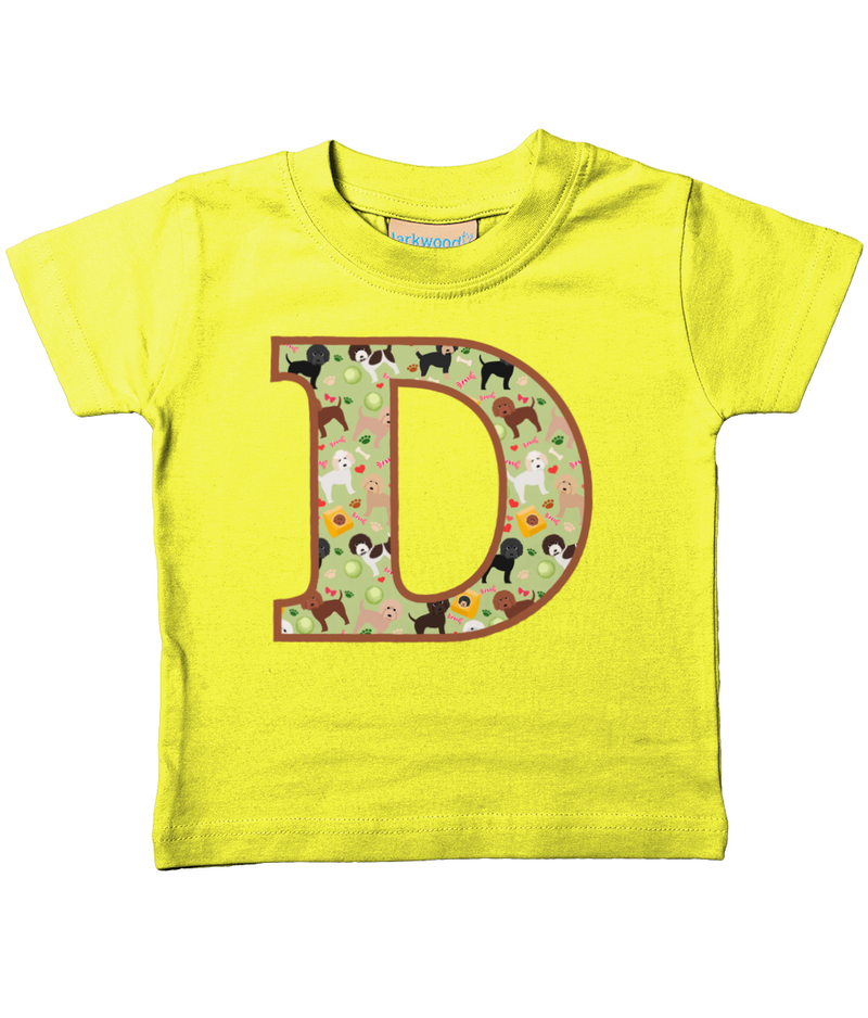 Doggy Playtime T-Shirt Letter D