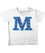 Blue Helicopter Letter M T Shirt