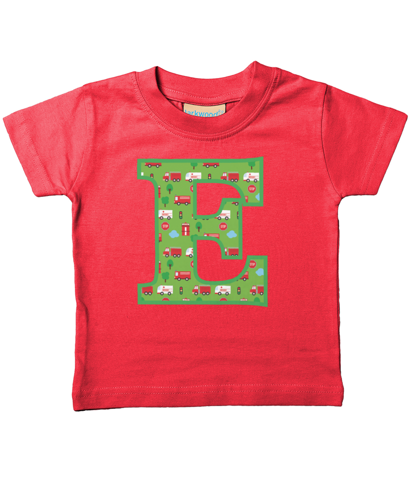 Traffic T-Shirt Letter E