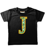 Doodle Dogs T-Shirt Letter J