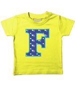 Blue Helicopter Letter F T Shirt