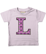 Purple Dog And Cat Love Letter L T Shirt