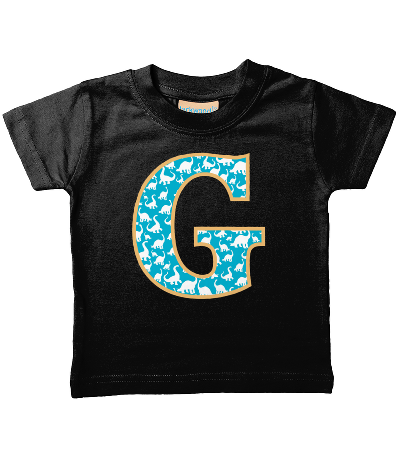 Blue Dinosaur T-Shirt Letter G