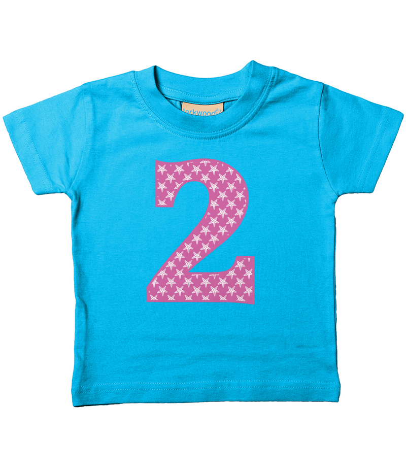 Pink Starfish Age 2 T Shirt