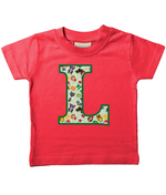 Green Pet Superheroes T-Shirt Letter L