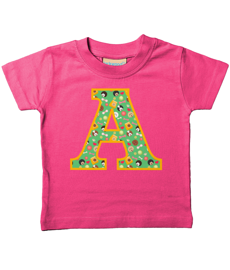 Doodle Dogs T-Shirt Letter A