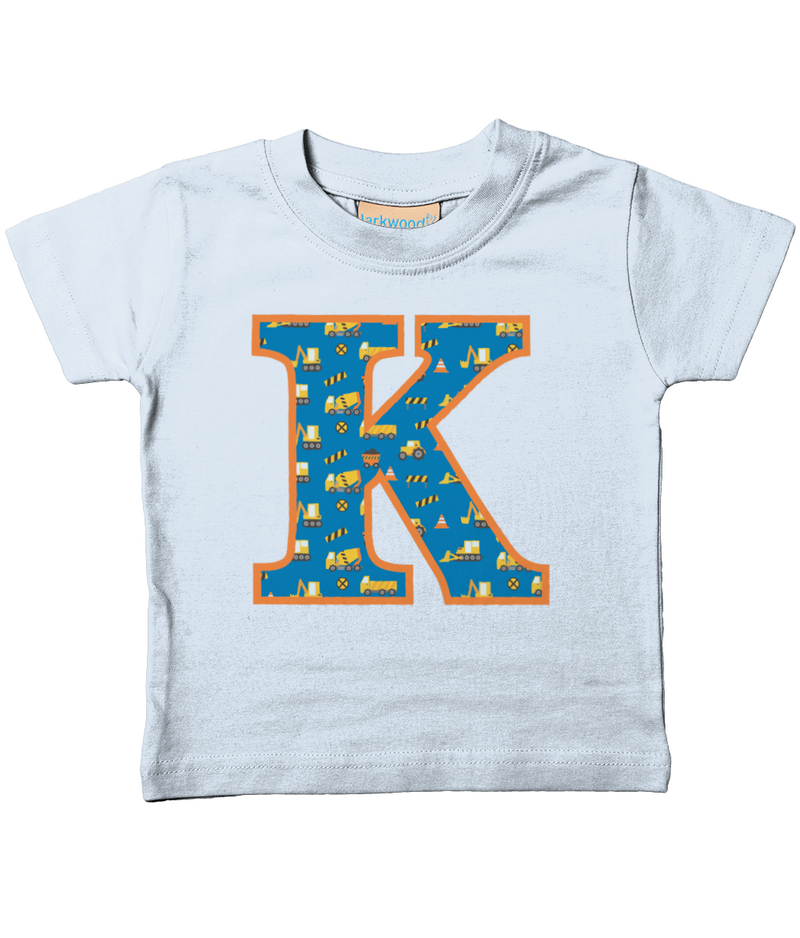 Blue Digger Letter K T Shirt