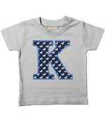 Blue Horse T-Shirt Letter K