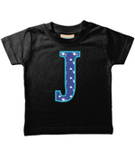 Blue Helicopter Letter J T Shirt