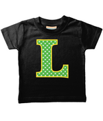 Green Crabs T-Shirt Letter L