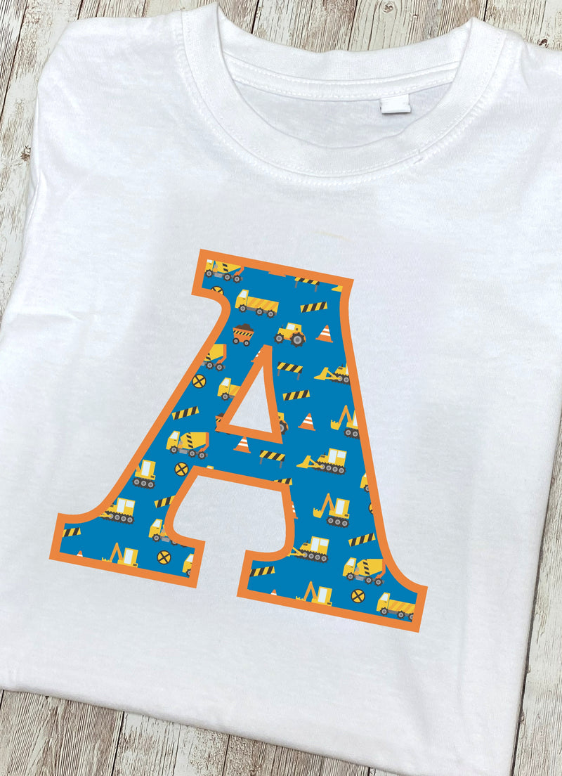 Blue Digger Letter A T Shirt