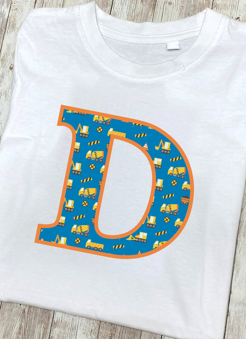 Blue Digger Letter D T Shirt