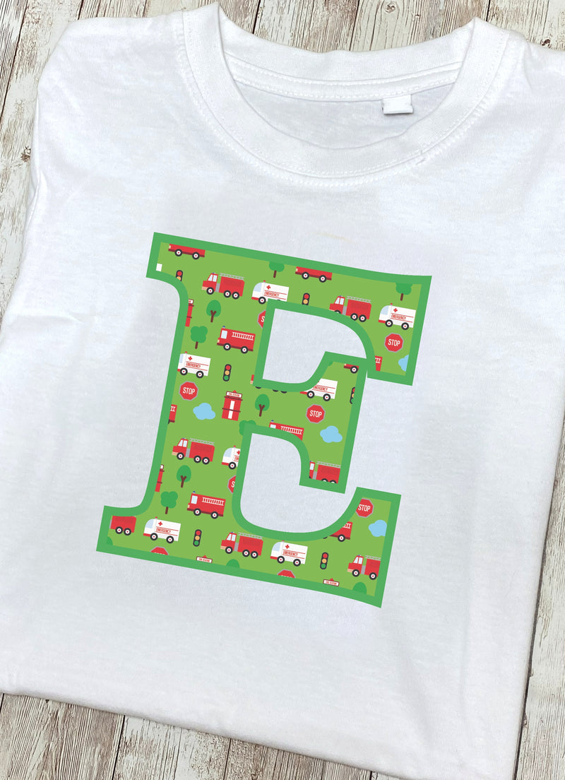 Traffic T-Shirt Letter E