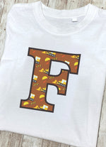 Brown Digger Letter F T Shirt