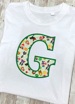 Green Pet Superheroes T-Shirt Letter G