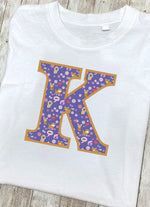 Purple Cats T-Shirt Letter K