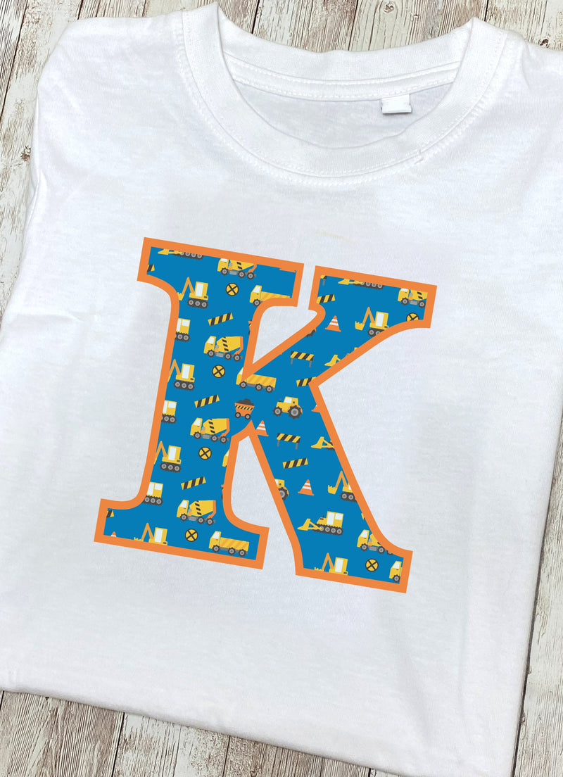 Blue Digger Letter K T Shirt