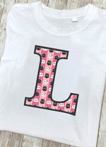 Pink Cats T-Shirt Letter L