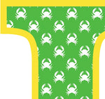 Green Crabs T-Shirt Letter L