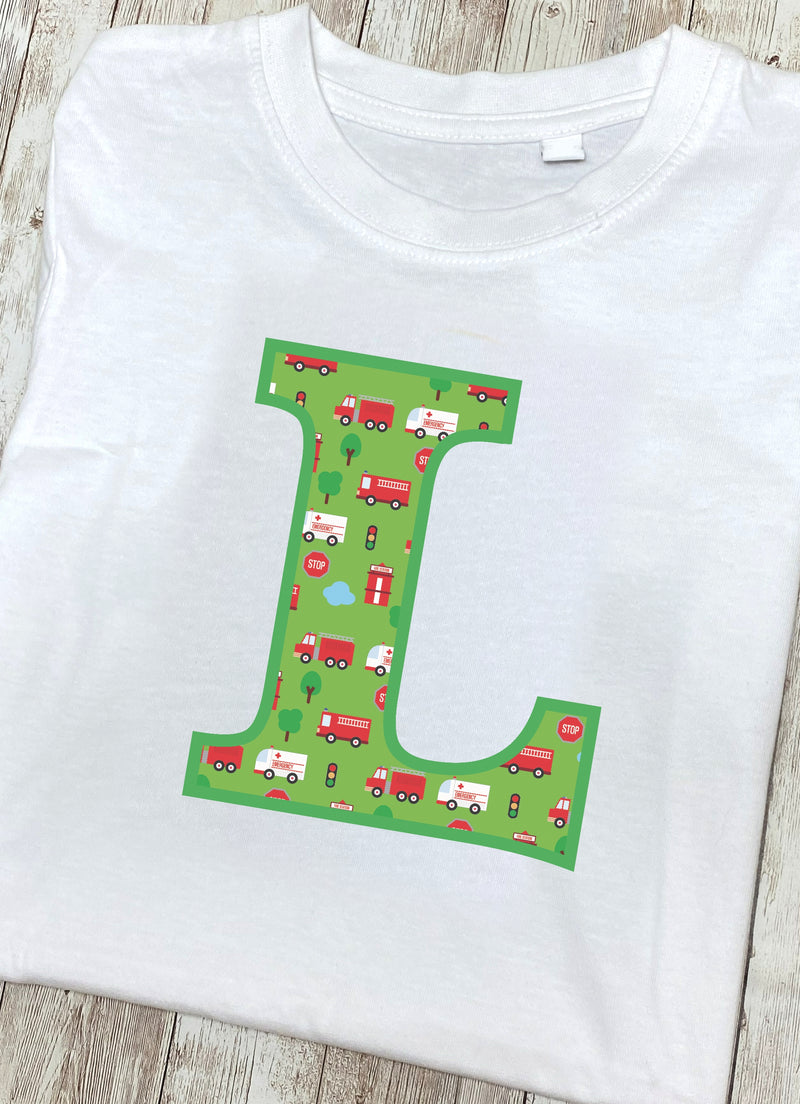 Traffic T-Shirt Letter L