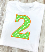 Green Horse Age 2 T Shirt