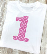 Pink Starfish Age 1 T Shirt