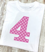 Pink Starfish Age 4 T Shirt