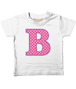 Pink Paws T-Shirt Letter B